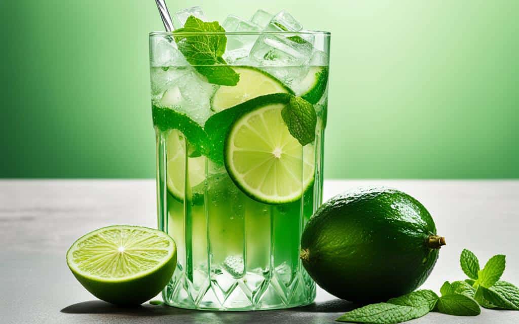 Cucumber Lime Mojito Mocktail