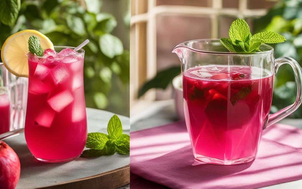 Make Pomegranate Mint Lemonade at Home