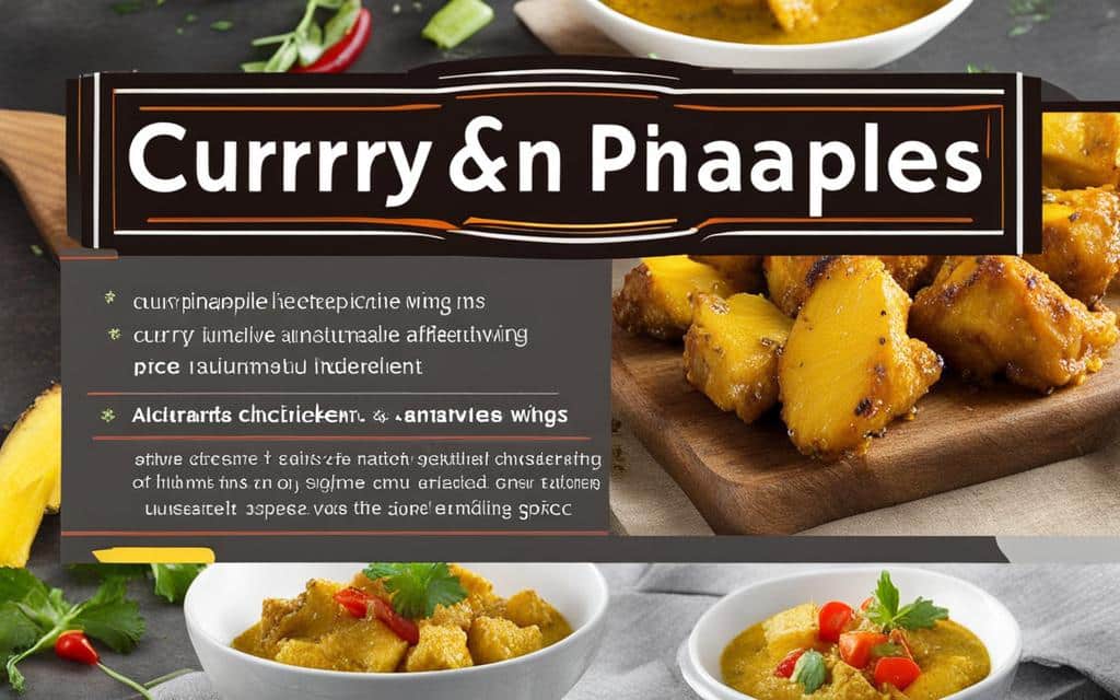 Variations and Substitutions Curry Pineapple Chicken Wings Image