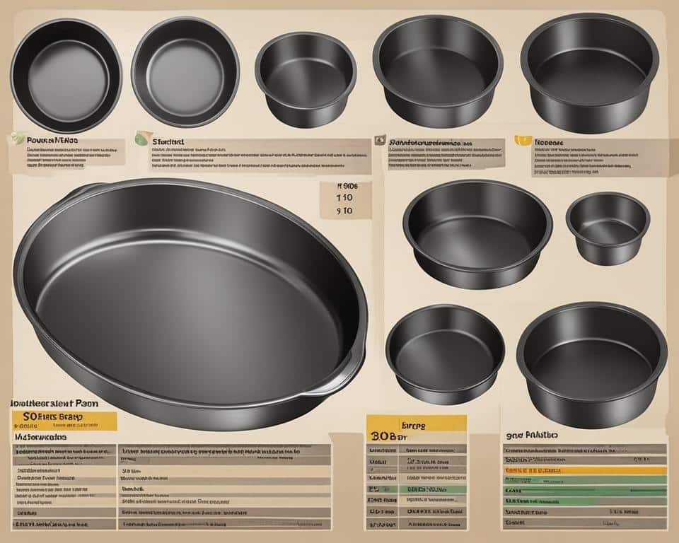 Baking pan conversion chart