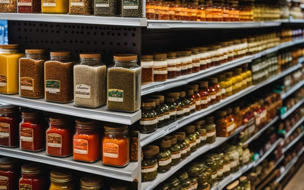 grocery store spices
