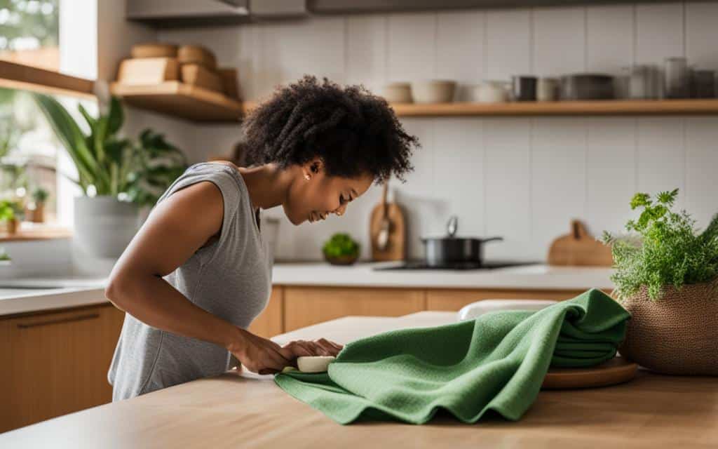 sustainable kitchen cleaning