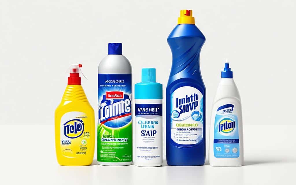Cleaning Agents in Kitchen