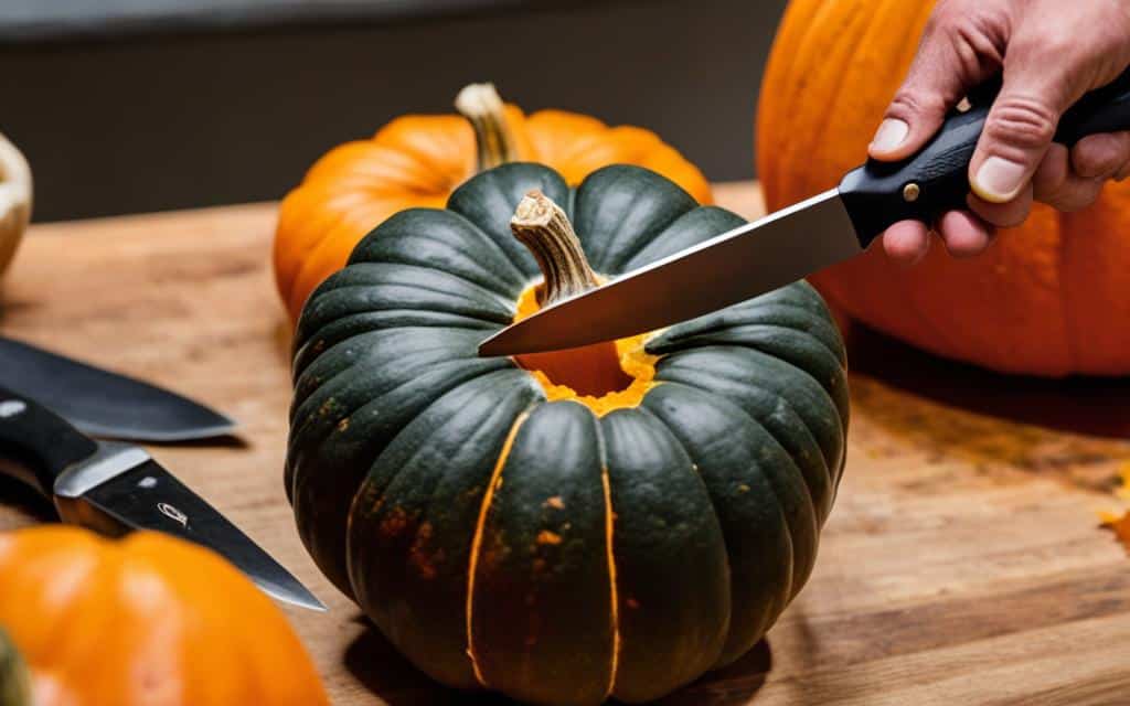 carving pumpkins